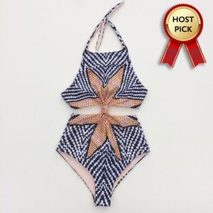 MARA HOFFMAN Starbasket one piece swimsuit